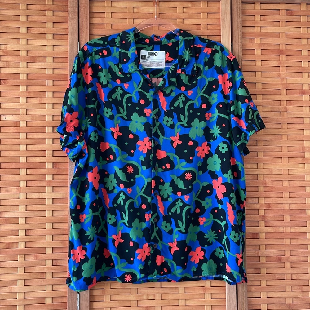 Target Floral Button Down - Picture 2 of 5